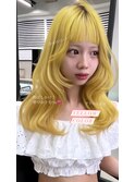 (lilley内堀)韓国ヘア×顔周り×前髪×ブリーチ