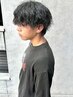【モテ髪×トレンド】men'sカット+ツイストスパイラルパーマ　￥8700～
