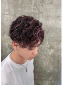 波巻きツイストスパイラルパーマ/フェザーパーマ/眉毛/メンズ