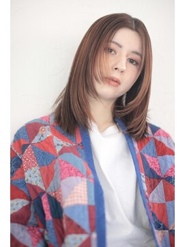 アンド(AND) レイヤーミディアム ウルフロング ハイライト 中目黒 代官山