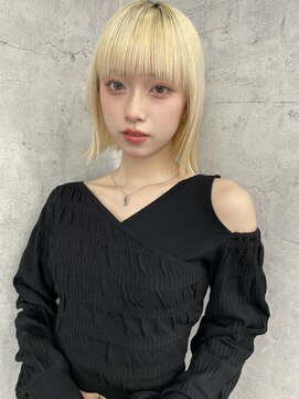 リミットバイアフィナー 大宮店(limit by Afinar) ヘイリーボブ/切りっぱなしボブ