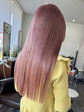 エヴァン(HEVIN) ペールバイオレットピンクブリーチ2回