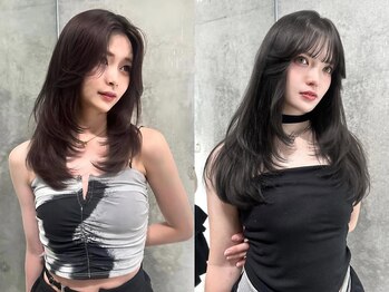 ジーナ 渋谷神南(Zina)の写真/【カット+ケアカラー+超音波クイックTR¥7900】印象を変える顔周りカットはZinaにお任せ［渋谷神南］