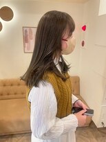 ラヴィズム 名駅店(LUVISM)&nbsp;◎韓国ヘアー顔周りレイヤーおくれ毛ミディアム前髪名古屋/名駅