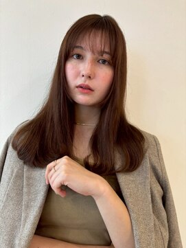 ユーフォリア 青山(Euphoria) 大人可愛い  透明感カラー チョコレートブラウン