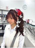 #haru 体育祭アレンジ書けるサイドポニー