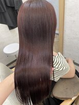 アリアツイン バイ エクラート 池袋西口店(ARiA TWiN by ECLART)&nbsp;髪質改善ピンクカラー[髪質改善][縮毛矯正]