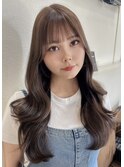 韓国風レイヤー×髪質改善カラー