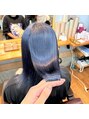 アン ブリーチ(UN BLEACH) ブリーチカラーで艶感ブルー♪