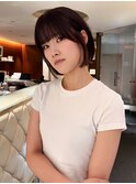 まとまりボブ×フェイスレイヤー