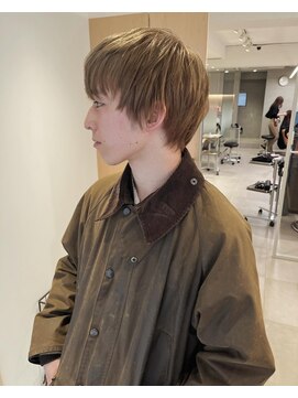 ロマリア 渋谷 渋谷宮益坂(Lomalia) 乾かすだけでキマる髪メンズブリーチベージュカラー