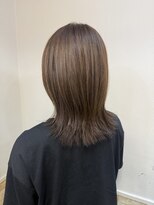 カミケン 黒岩店　kamiken・&nbsp;レイヤー×オリーブグレージュカラー【カミケン黒岩店/福島】