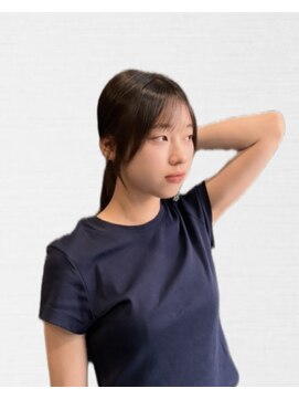 ソレ 森田店(SOLE.) 学生さんの結んでも可愛い顔周りカット