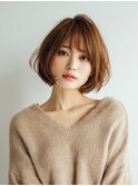 髪質改善ボブ×似合わせで大人可愛いツヤ髪[岡本/摂津本山]
