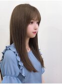 仙台/髪質改善/大人ガーリー☆チェリーブラウン×レイヤーロング