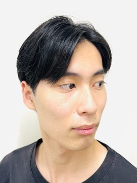 ヨシザワインク ハコザキ 水天宮前 日本橋人形町(YOSHIZAWA Inc.HAKOZAKI) 韓国風◎ツーブロックナチュラルセンターパート刈り上げ