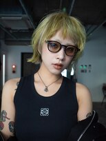 ギークス(GEEKS) 【GEEKS渋谷】ハッシュボブ/デザインカラー/冬カラー/ボブウルフ