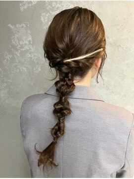 コトナ(kotona) 【おしゃれ編み下ろしヘアアアレンジ】ヘアセット/お呼ばれヘア