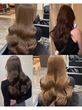 【大阪/梅田】　ブリーチなしダブルカラー特化｜理想の透明感と艶を叶える髪色提案