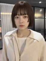 ノラ ギンザ(NORA GINZA) 切りっぱなしボブレイヤーボブ髪質改善20代30代面長銀座