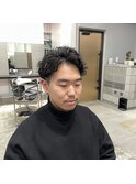 【梅田】ショートアップバングツイストスパイラルパーマ