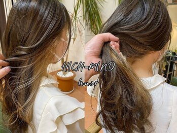 ハイマインド(HIGH MIND)の写真/ケアブリーチでダメージ最小限*ハイトーンでも艶髪&高発色&透明感◎[勝田台/村上/白髪染め/インナーカラー]