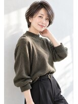 アッシュ 学芸大学店(Ash)&nbsp;ショートボブ/大人女性/グレージュ/髪質改善カラー/白髪ぼかし