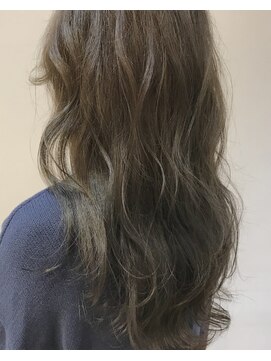 グッデイ ヘアー(GOOD DAY HAIR) 【GOOD DAY HAIR】《セミロング:グレージュ:デジタルパーマ》