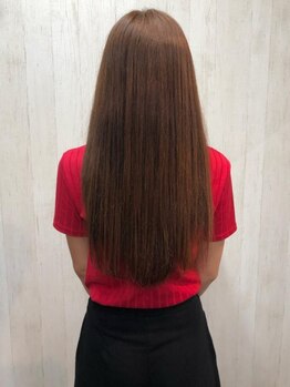 アルファ ヘアー デザイン(alpha hair design)の写真/クセ毛でお悩みの方はもちろん、ボリュームダウンだけなど、オシャレを楽しむ縮毛矯正も叶えられます☆