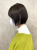 エリマ 調布(elima)&nbsp;黒髪/ショートボブ/イルミナカラー/大人ショートヘア/ハイライト