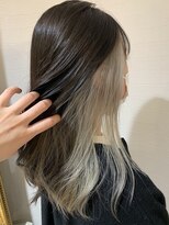 リアン 上尾店(Rien)&nbsp;マロンベージュ/Aラインボブ/かきあげバング[上尾/上尾駅]