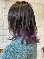 グリー ヘアプロデュース 千葉店(Gree hair produce) ラベンダーバイオレット　グラデーション　Gree川崎ハイライト