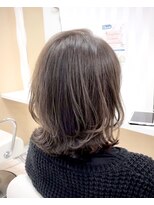 ヘアポジション 大曲北店 HAIR Position&nbsp;ミディアムウルフ／ハイライト