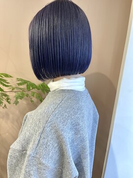 インビテーション 名古屋(invitation) ◎ミニボブ/ネイビーブルー