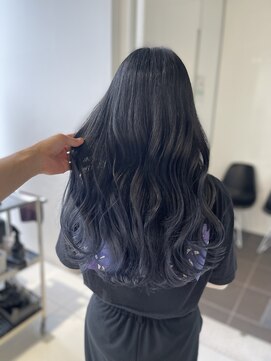 アライブ ハラジュク(ALIVE harajuku) ブルーシルバーグラデーションカラーryota