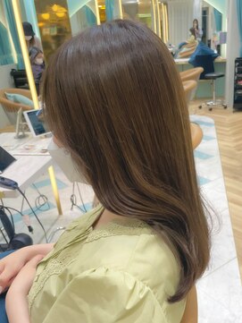 ロンドプランタン 恵比寿(Lond Printemps) 大人可愛い透明感カーキベージュ　ダメージレスカラー美髪ヘア