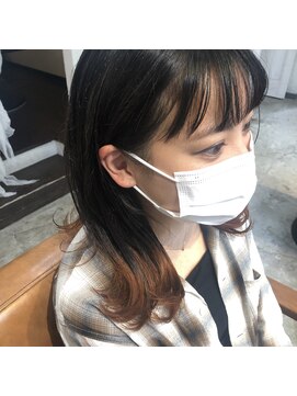 スクリバイタヒエ(SUKURI by tahie) SUKURI by tahie...#裾カラー#オレンジ