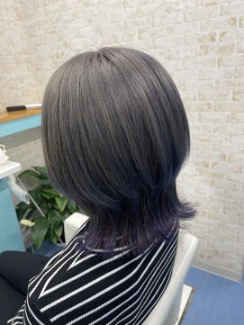 ヘア メイク ビアンカ(Hair make Bianca) ブルーパープルグラデーション