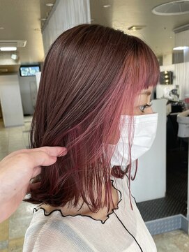 シャンプーボーイ 宮崎駅前店(SHAMPOO BOY) フェイスフレーミング☆ベイビーピンク(^^)