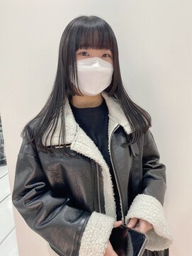 ギグスダブル 栄店(gigs double) 黒髪姫カットロング◆