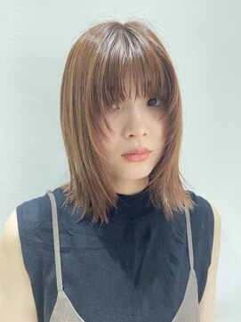 ノイ(neu) 顔まわりレイヤーボブ