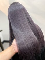 エレクシィ(ELEXY)&nbsp;ナチュラルロングストレート　Acidパープル