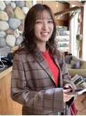 LA PENSEE / beige 田川 / ミディアムゆるふわパーマ