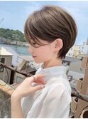20代30代40代50代耳かけショート前髪なしハンサムショートカット