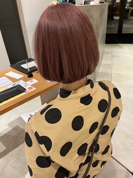 サラビューティーサイト 志免店(SARA Beauty Sight) 【あんstyle】30代40代レイヤーボブ× 桜ピンクカラー！