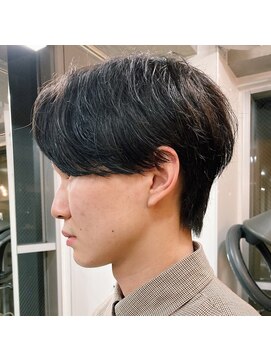 レタッチバイフィフス(RETOUCH by fifth) センターパートニュアンスパーマワンカールパーマ韓国コンマヘア