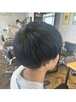 ステレオ ヘアデザイン 安城店(STEREO HAIR DESIGN)&nbsp;ブルーハイライト 8月