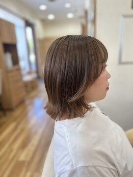 ココカラヘアー プラス(cococara‐hair plus) イルミナカラー×顔まわりレイヤーボブ