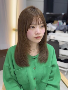 アイドットプラス 札幌大通り(i.+ODORI) 韓国風巻きシースルーバング小顔レイヤーカット