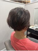 ショート×ゆるふわパーマ